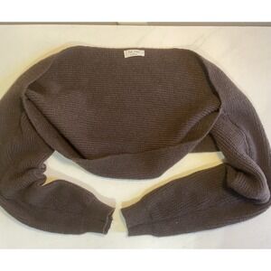 Tic Top Shop Sweater Shrug Medium Brown